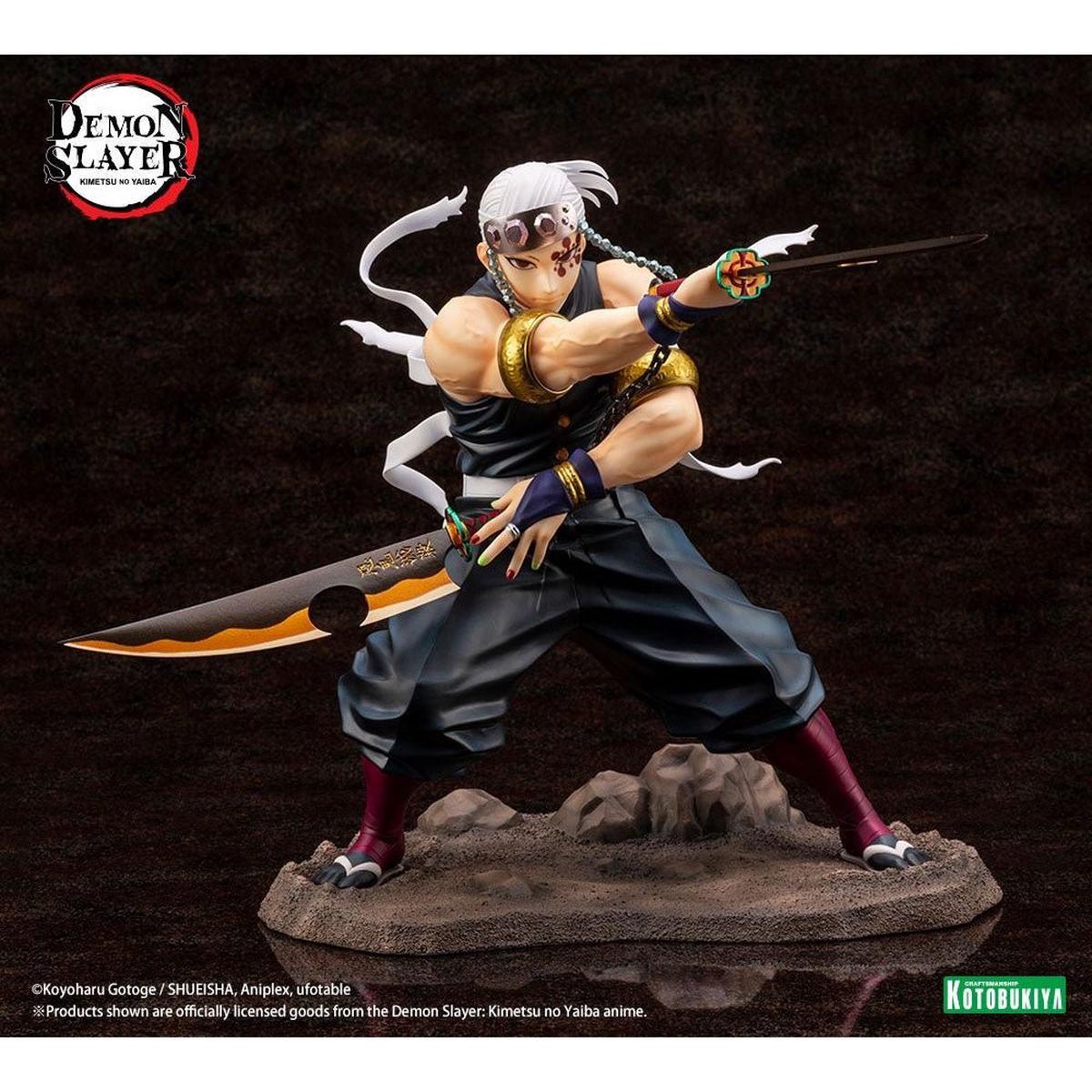 Demon Slayer Kimetsu no Yaiba ARTFXJ Statue 18 Tengen Uzui Regular Edition 23cm