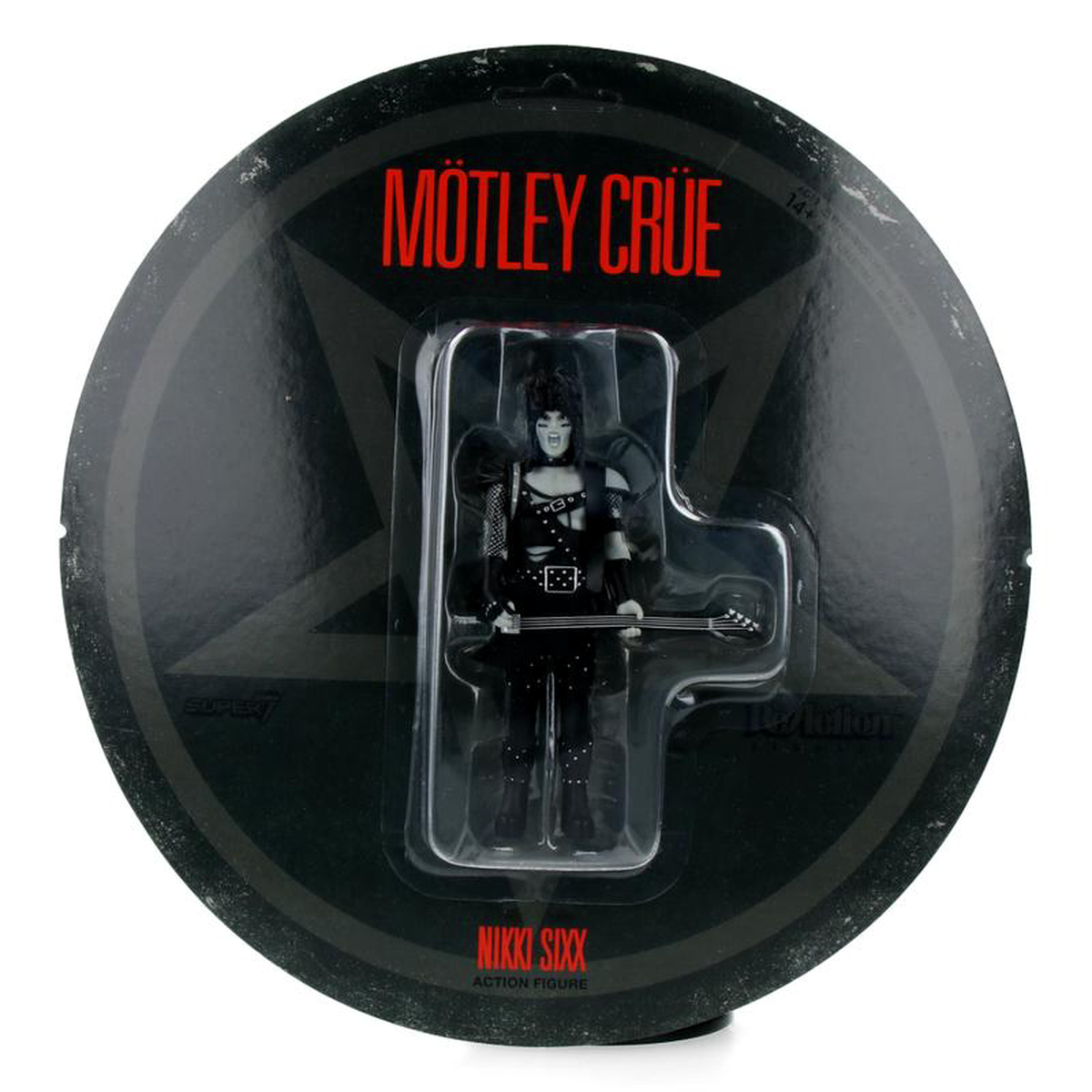 Nikki Sixx (Shout at the Devil 8211 Black 038 White) 8211 Motley Crue 8211 ReAction Figures