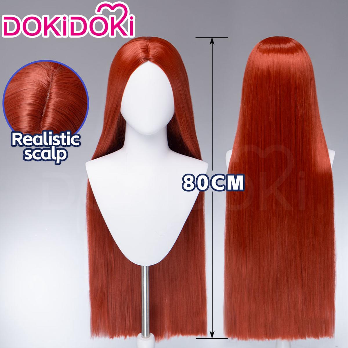 Ready For ShipDokiDoki Movie Cosplay Wig Long Straight Brown Hair