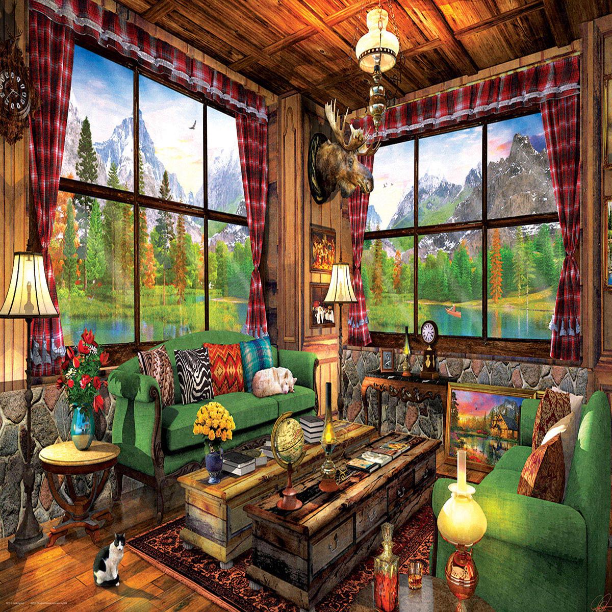 EUROGRAPHICS Cozy Cabin 1000 Piece Puzzle
