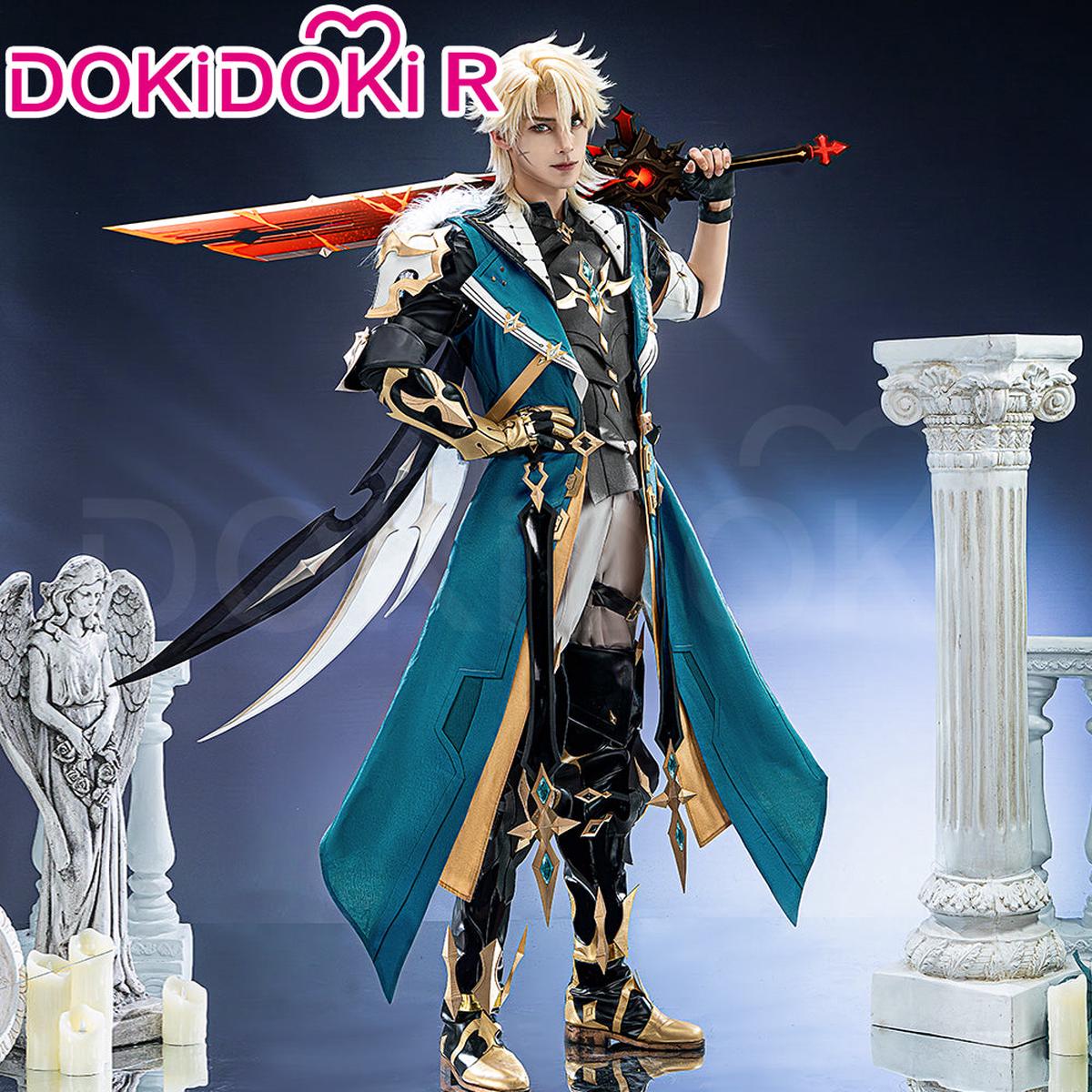 Partially Ready For ShipSize XS-3XL DokiDoki-R Game Genshin Impact Cosplay Varka Costume Knee Pads Song of the Welkin Moon Nod Krai
