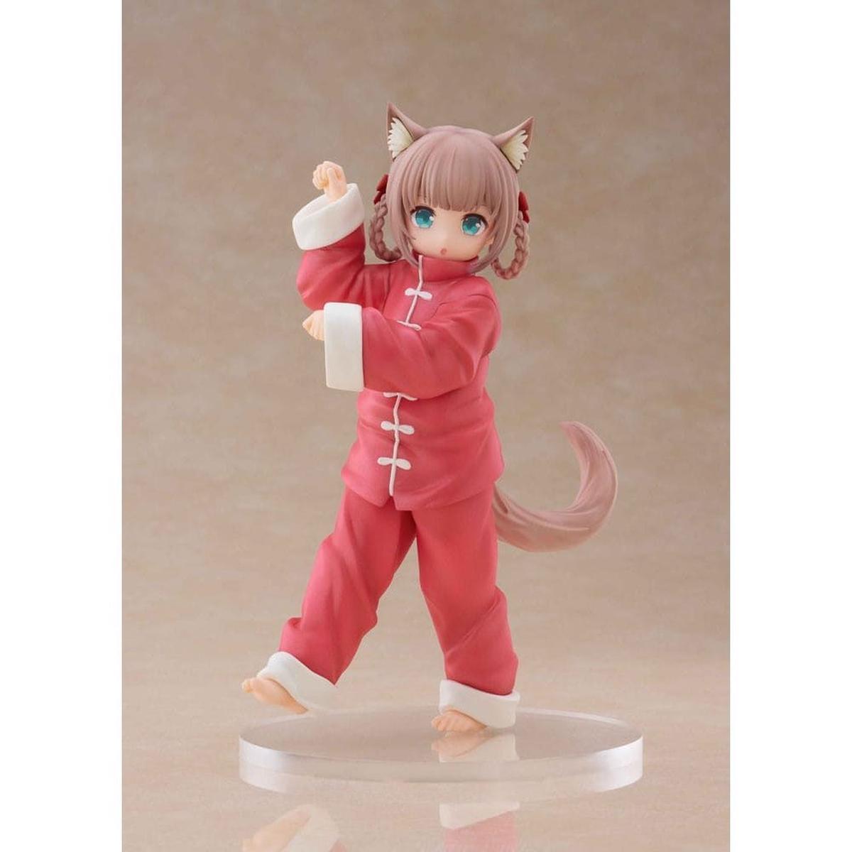 My Cat Is a Kawaii Girl Palette Dress-Up Collection Statue Kinako Nyang fu Ver 15cm