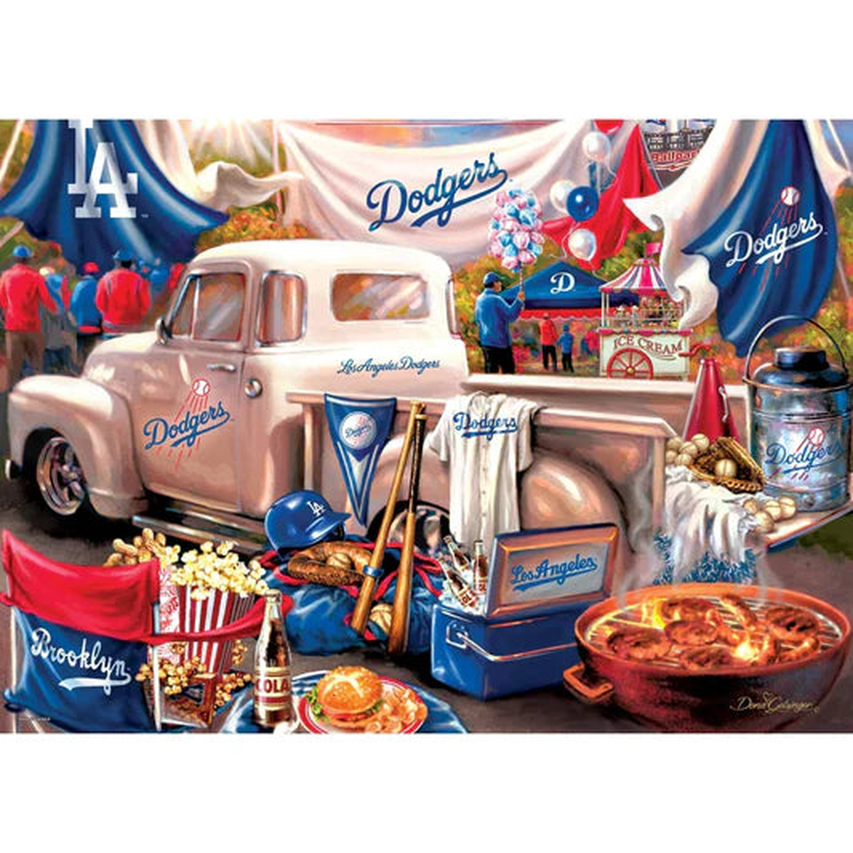 Master Pieces Gameday Collection Los Angeles Dodgers Gameday 1000 Piece Puzzle